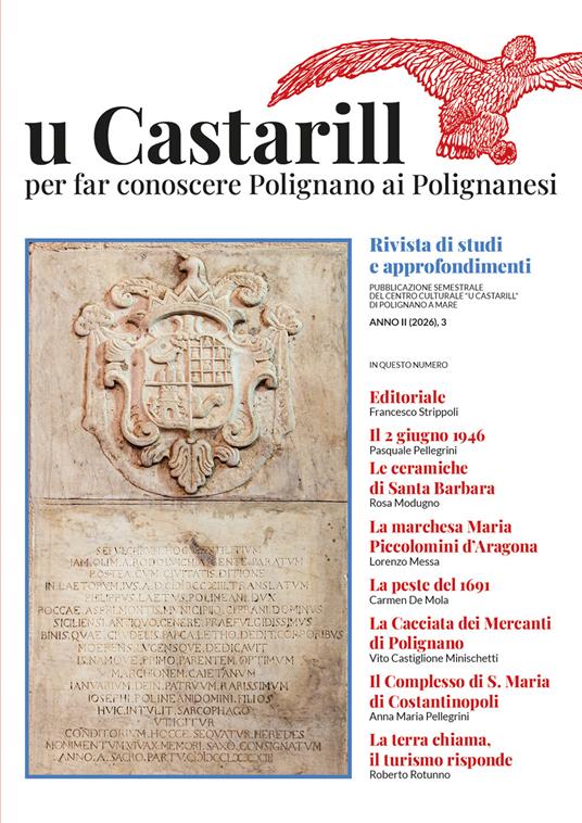 U Castarill. Per far conoscere Polignano ai Polignanesi - copertina