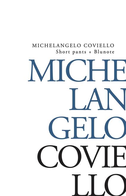 Short pants+Blunote - Michele Coviello - copertina