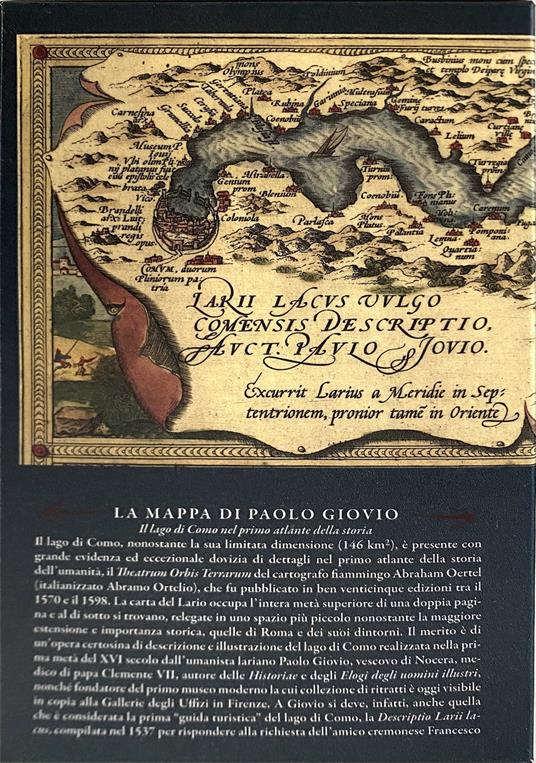 Paolo Giovio umanista. La mappa del lago di Como. Il lago di Como nel primo atlante della storia. Con mappa in contenitore - Paolo Giovio - copertina