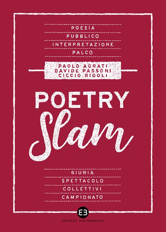 Poetry slam - Paolo Agrati,Davide Passoni,Ciccio Rigoli - copertina