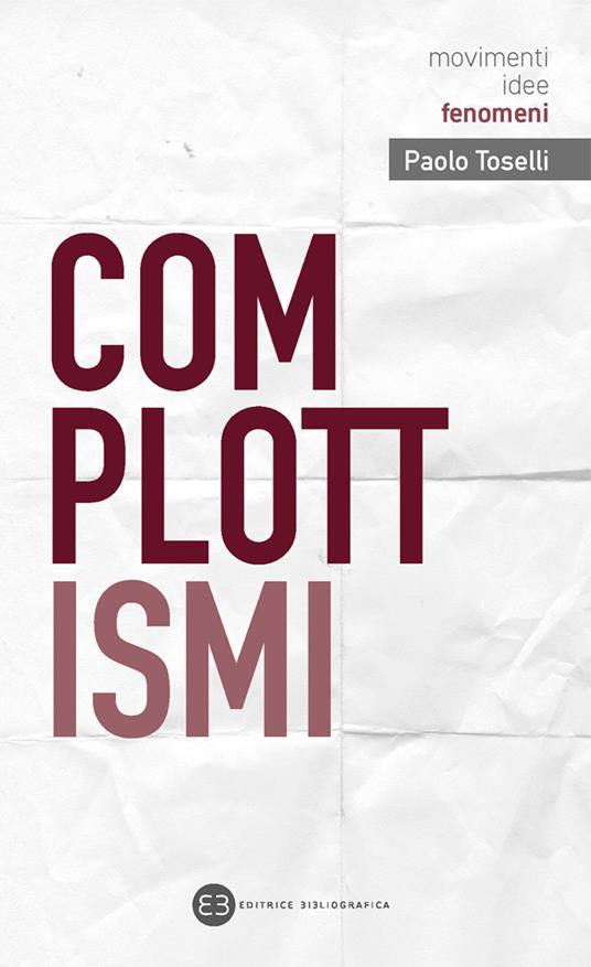 Complottismi - Paolo Toselli - copertina
