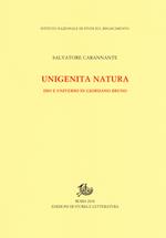 Unigenita natura. Dio e universo in Giordano Bruno