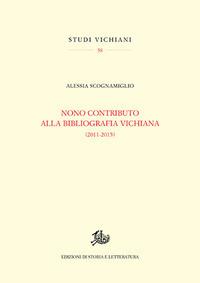 Nono contributo alla bibliografia vichiana (2011-2015) - Alessia Scognamiglio - copertina