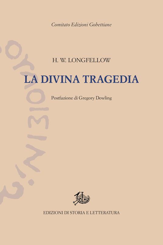 La divina tragedia - Henry Wadsworth Longfellow - copertina