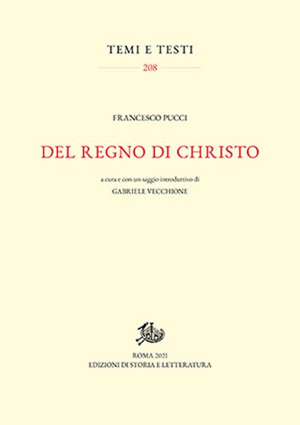Del regno di Christo - Francesco Pucci - copertina