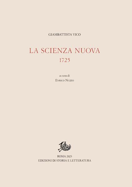 La scienza nuova 1725 - Giambattista Vico - copertina