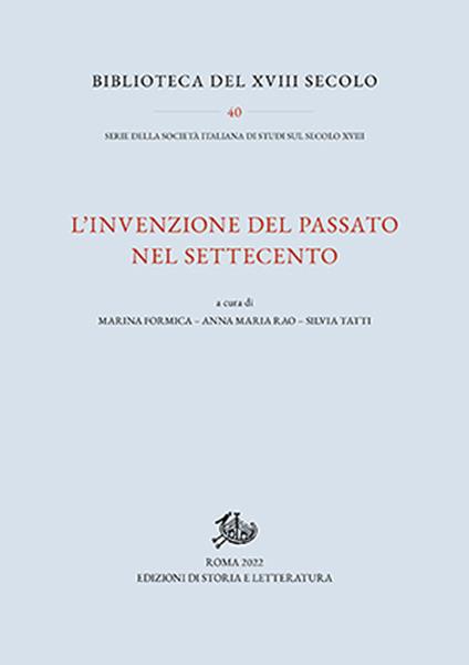L'invenzione del passato nel Settecento - copertina
