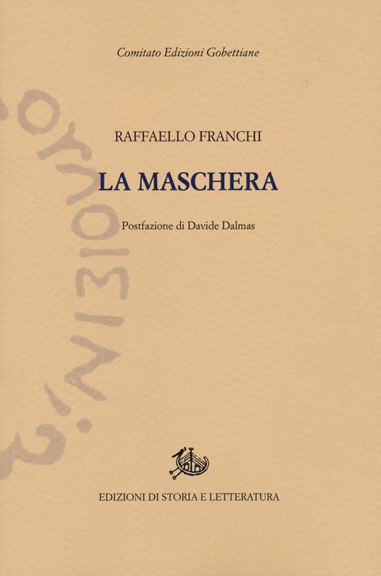 La maschera - Raffaello Franchi - copertina