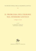 Il problema dell'errore nel pensiero antico. Cinque studi