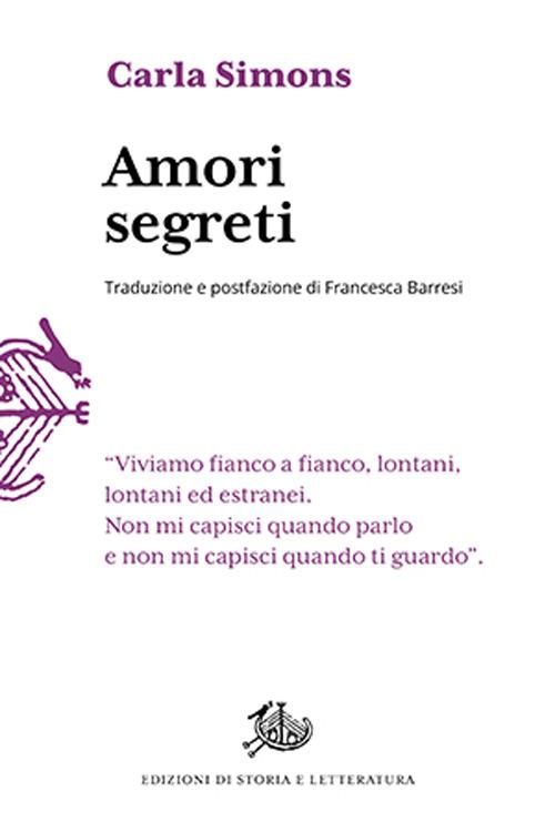 Amori segreti - Carla Simons - copertina