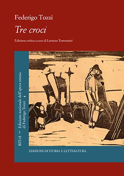 Tre croci - Federigo Tozzi - copertina