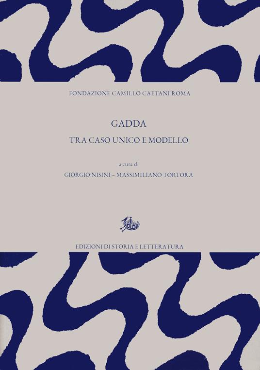 Gadda. Tra caso unico e modello - copertina