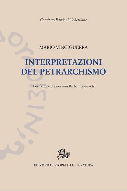 Interpretazioni del petrarchismo - Mario Vinciguerra - copertina
