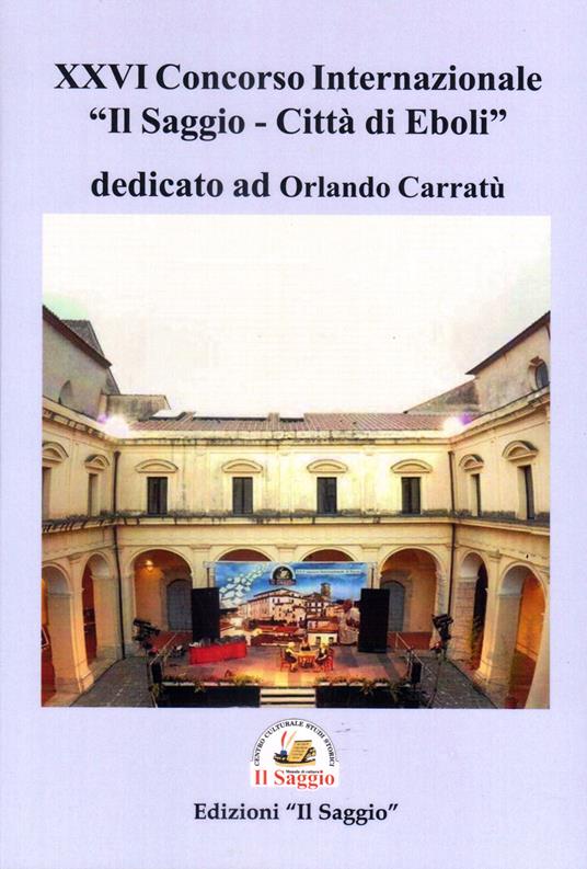 26º concorso internazionale «Il Saggio. Città di Eboli» - copertina