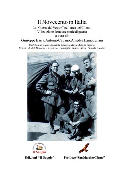 Il Novecento in Italia. Le nostre storie di guerra. Vol. 3: La «Guerra del Vespro» nell'area del Cilento - copertina