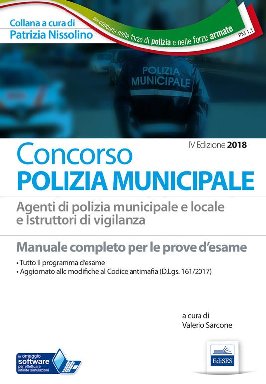 Concorso Polizia municipale. Agenti di polizia e locale e istruttori di vigilanza. Manuale completo per le prove d'esame - copertina