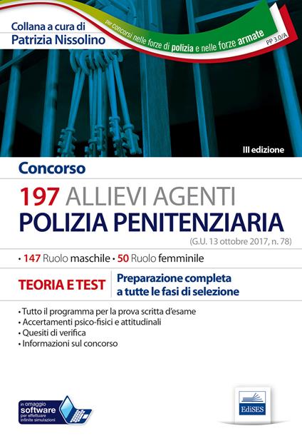 Concorso 197 allievi agenti polizia penitenziaria - copertina