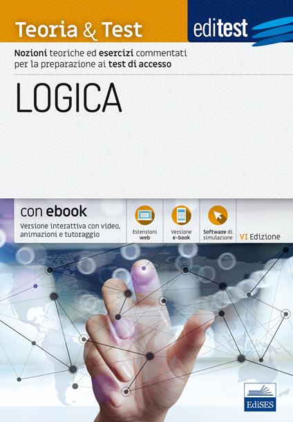 EdiTEST. Logica. Teoria & test. Nozioni teoriche ed esercizi commentati per i test di accesso. Con Contenuto digitale (fornito elettronicamente) - Emiliano Barbuto,Carla Iodice - copertina