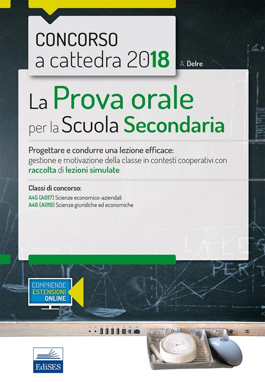 CC 4/34 la prova orale per la scuola secondaria A45 A46 - copertina