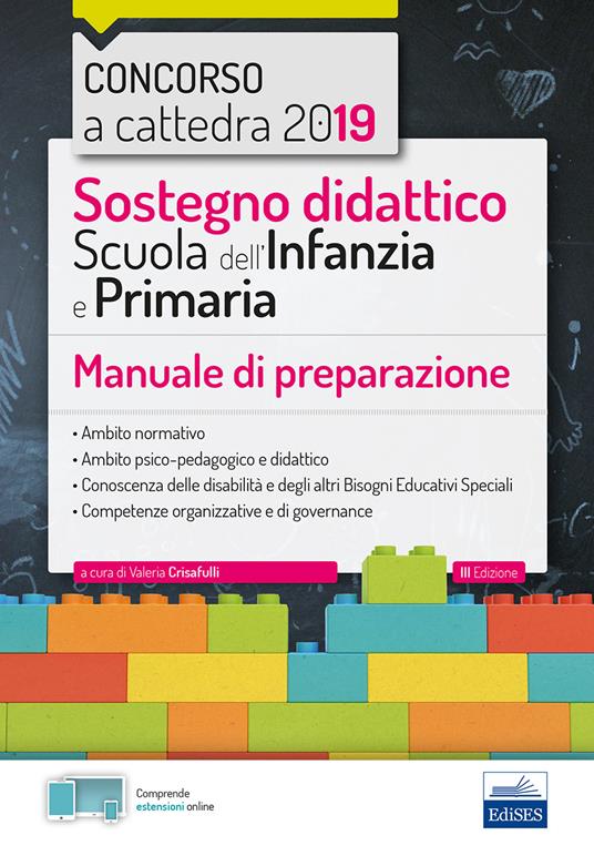 Sostegno didattico scuola dell'infanzia e primaria. Manuale di preparazione - copertina