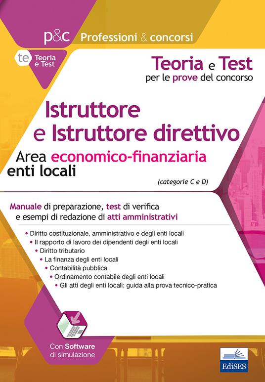 Istruttore e istruttore direttivo. Area economico-finanziaria enti locali. Con software di simulazione - copertina
