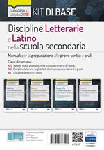 Kit discipline letterarie e latino nella scuola secondaria. Manuali per le prove scritte e orali del concorso a cattedra nelle classi A22, A12, A11. Con estensioni online. Con software di simulazione