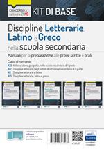 Kit discipline letterarie, latino e greco nella scuola secondaria. Manuali per le prove scritte e orali del concorso a cattedra classi A22, A12, A11, A13. Con estensioni online. Con software di simulazione