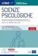 Test ammissione Scienze Psicologiche 2022: raccolta di 3.000 Quiz. Valido anche per il Tolc-Su e il PSI. Con software di simulazione