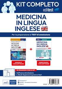 Libro Kit completo EdiTEST Medicina in lingua inglese. Con e-book: Superare la prova a test. Con software di simulazione 