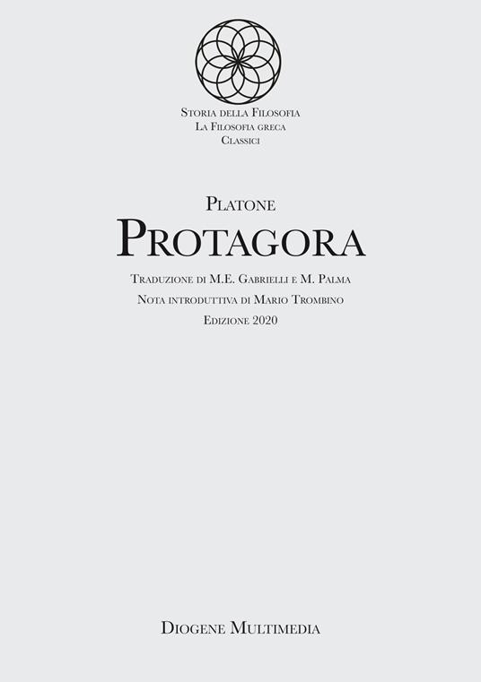 Protagora - Platone,M. E. Gabrielli,M. Palma - ebook
