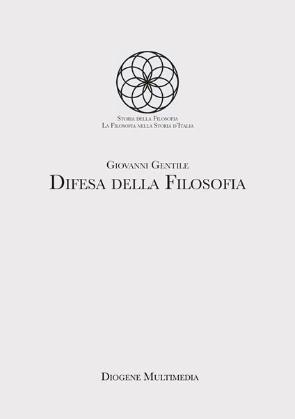Difesa della filosofia - Giovanni Gentile - copertina