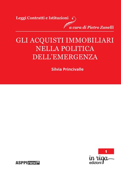 Gli acquisti immobiliari nella politica dell’emergenza - Silvia Princivalle - copertina