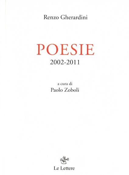 Poesie 2002-2011 - Renzo Gherardini - copertina