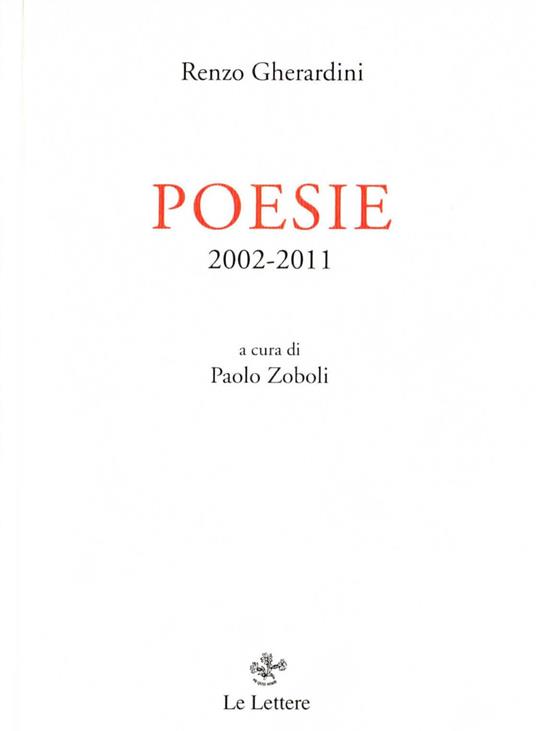 Poesie 2002-2011 - Renzo Gherardini - copertina