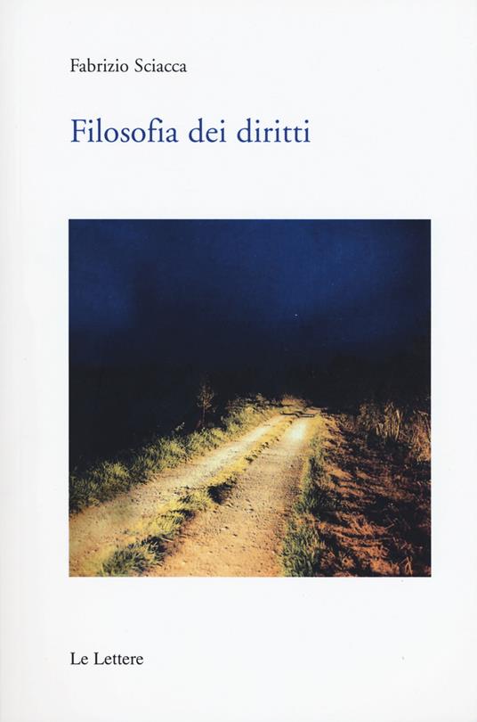 Filosofia dei diritti - Fabrizio Sciacca - copertina