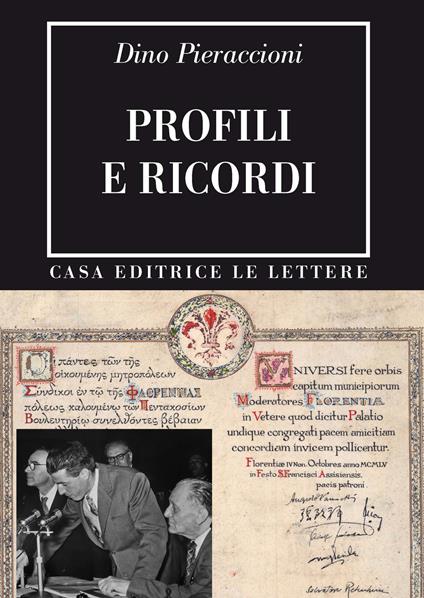 Profili e ricordi - Dino Pieraccioni - copertina