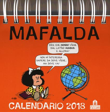 Mafalda. Calendario da tavolo 2018 - copertina