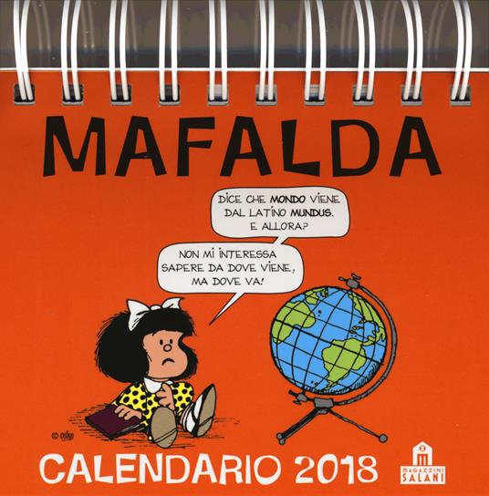 Mafalda. Calendario da tavolo 2018 - copertina