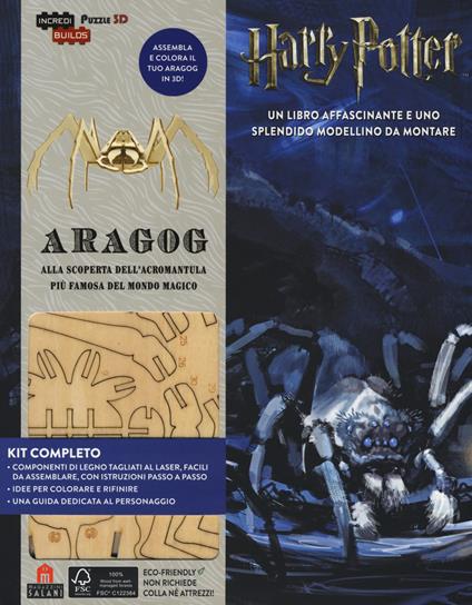 Aragog. Harry Potter. Incredibuilds puzzle 3D da J. K. Rowling. Ediz. a colori. Con gadget - copertina