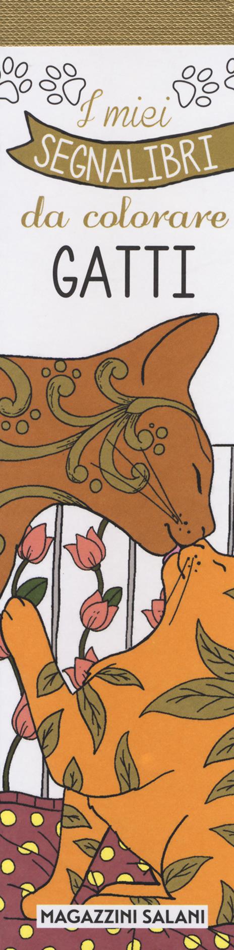 Gatti. I miei segnalibri da colorare - Marica Zottino - copertina