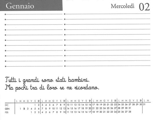 Calendario da tavolo 2019 Piccolo Principe - 3