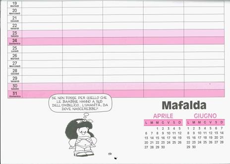 Mafalda. Calendario della famiglia 2020 - 3
