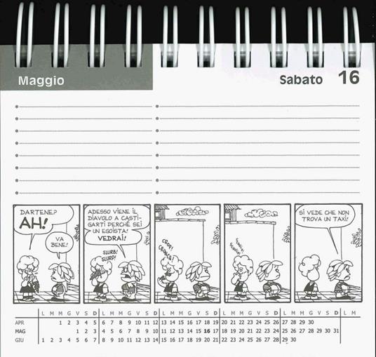 Mafalda. Calendario da tavolo 2020 - 2
