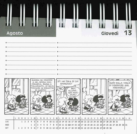 Mafalda. Calendario da tavolo 2020 - 3