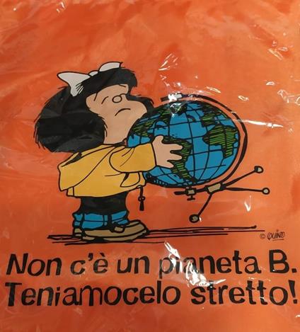 Smart bag Mafalda. Non c'è un pianeta B. Teniamocelo stretto