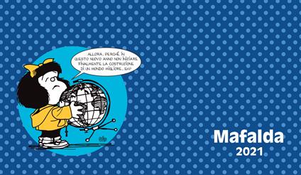 Mafalda. Agenda orizzontale 2021 - Quino - copertina