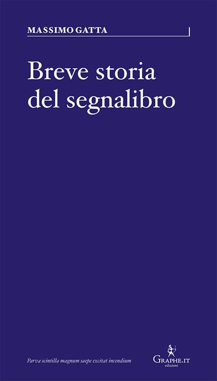 Breve storia del segnalibro - Massimo Gatta - copertina