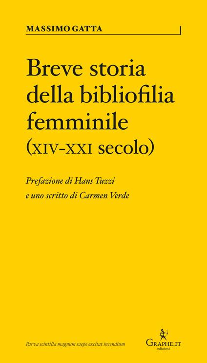 Breve storia della bibliofilia femminile (XIV-XXI secolo) - Massimo Gatta - copertina