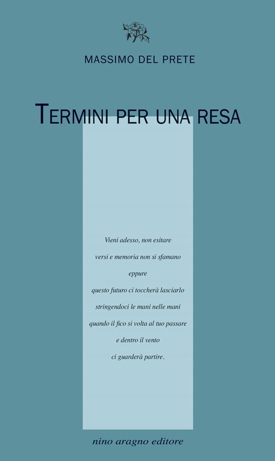 Termini per una resa - Massimo Del Prete - copertina