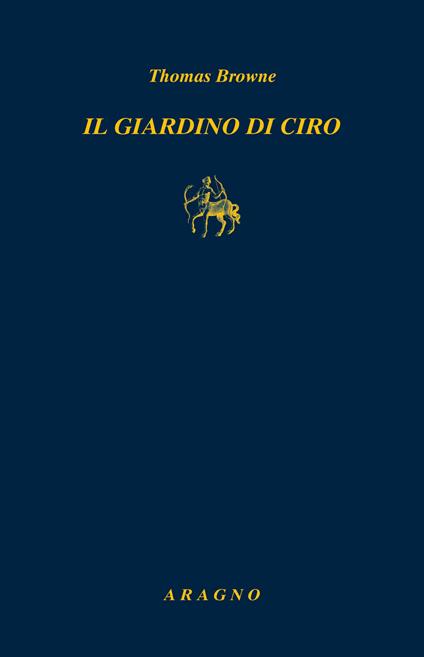 Il giardino di Ciro - Thomas Browne - copertina